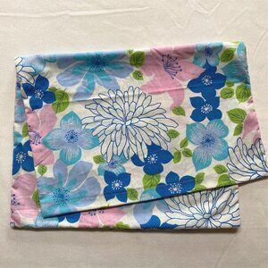 RARE Vintage Single Flower Power Pillowcase Standard Size Bedding Linen